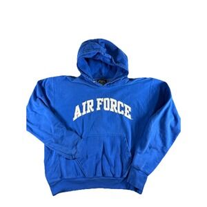 Air Force Hoodie Men's L LARGE  Blue Pullover SWEATSHIRT  Steve & Barry's VTG
